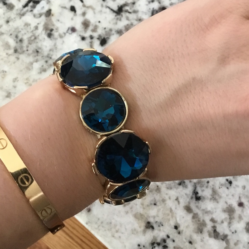 Blue Crystal Bracelet